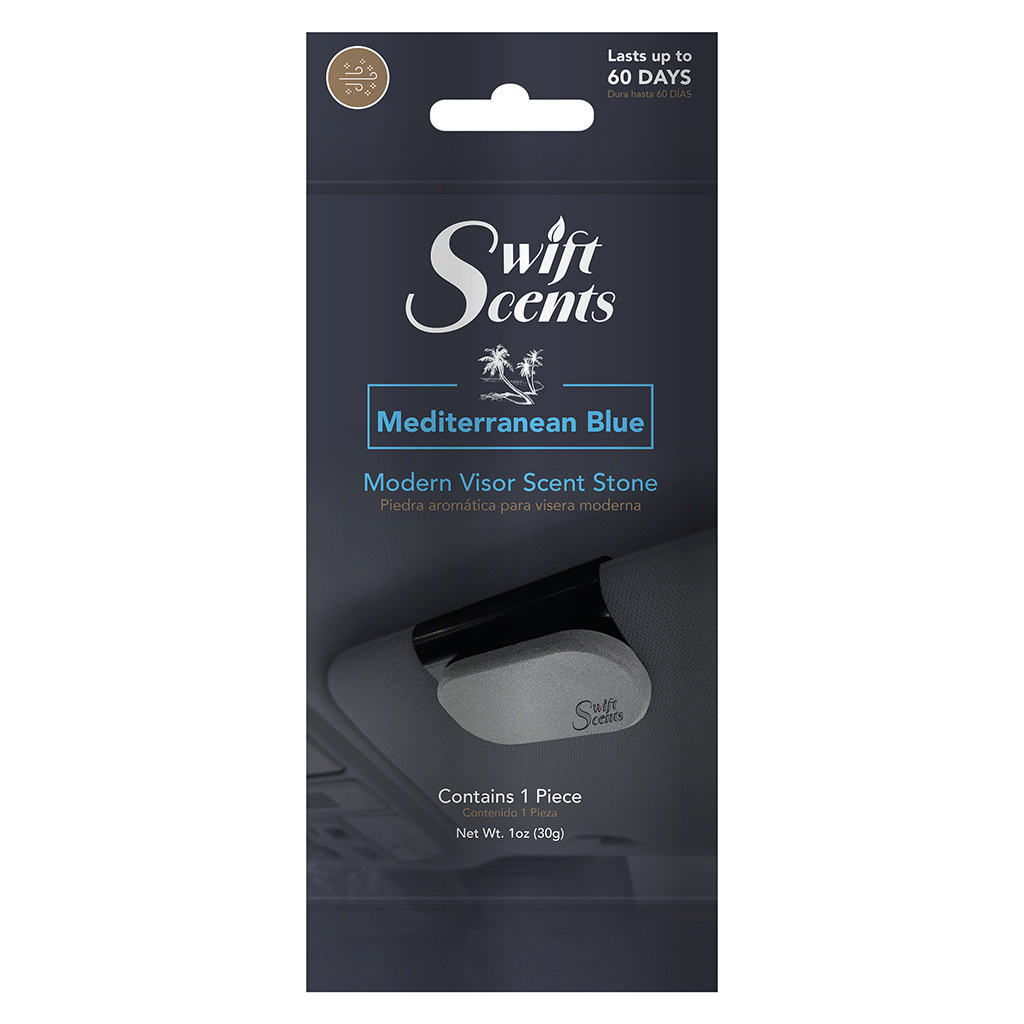 Swift Scents Visor Stone Air Freshener - Mediterranean Blue