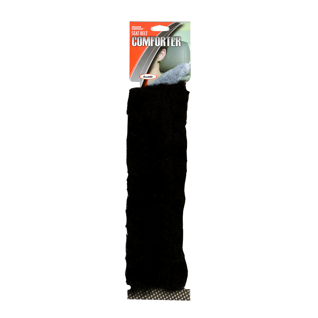 Sheep Skin Seatbelt Comforter - Black
