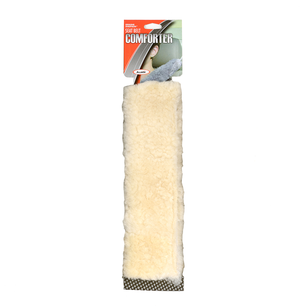Sheep Skin Seatbelt Comforter - Tan