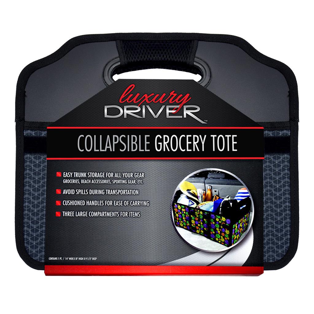 Luxury Driver Collapsible Deco Grocery Tote Bag