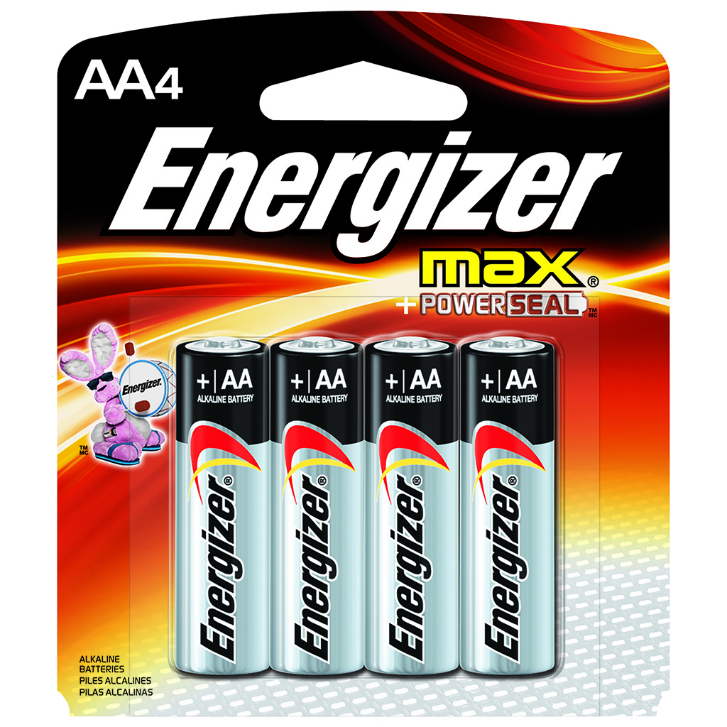 Energizer Max AA Battery 4 Pack