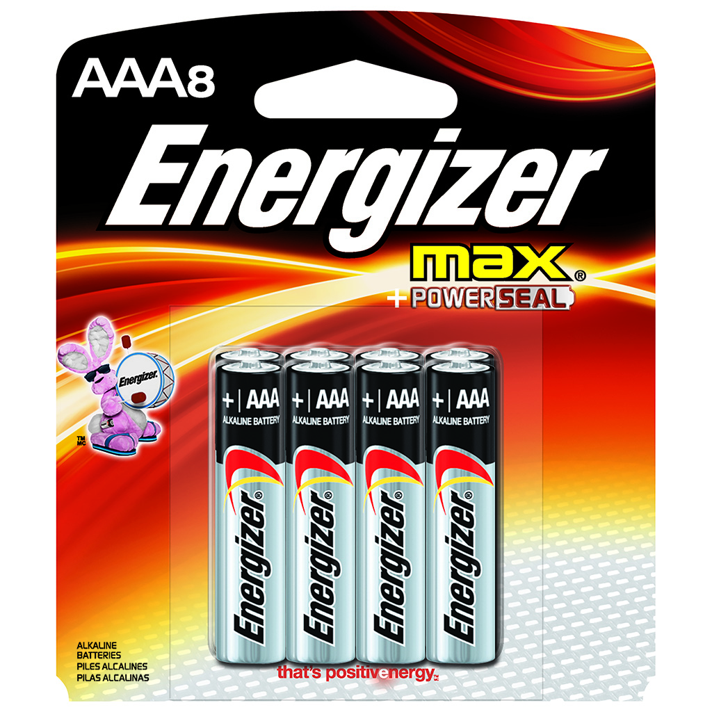 Energizer Max AAA Battery 8 Pack