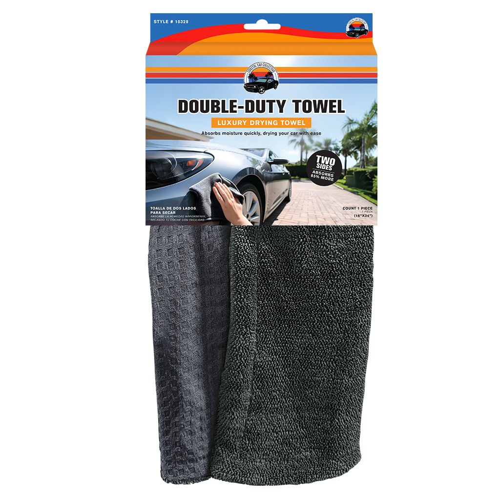 Coastal Car Collective Double Duty Microfiber Towel