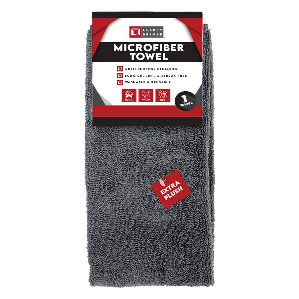 Luxury Driver Micro Fiber Towel 18x24 Large Single