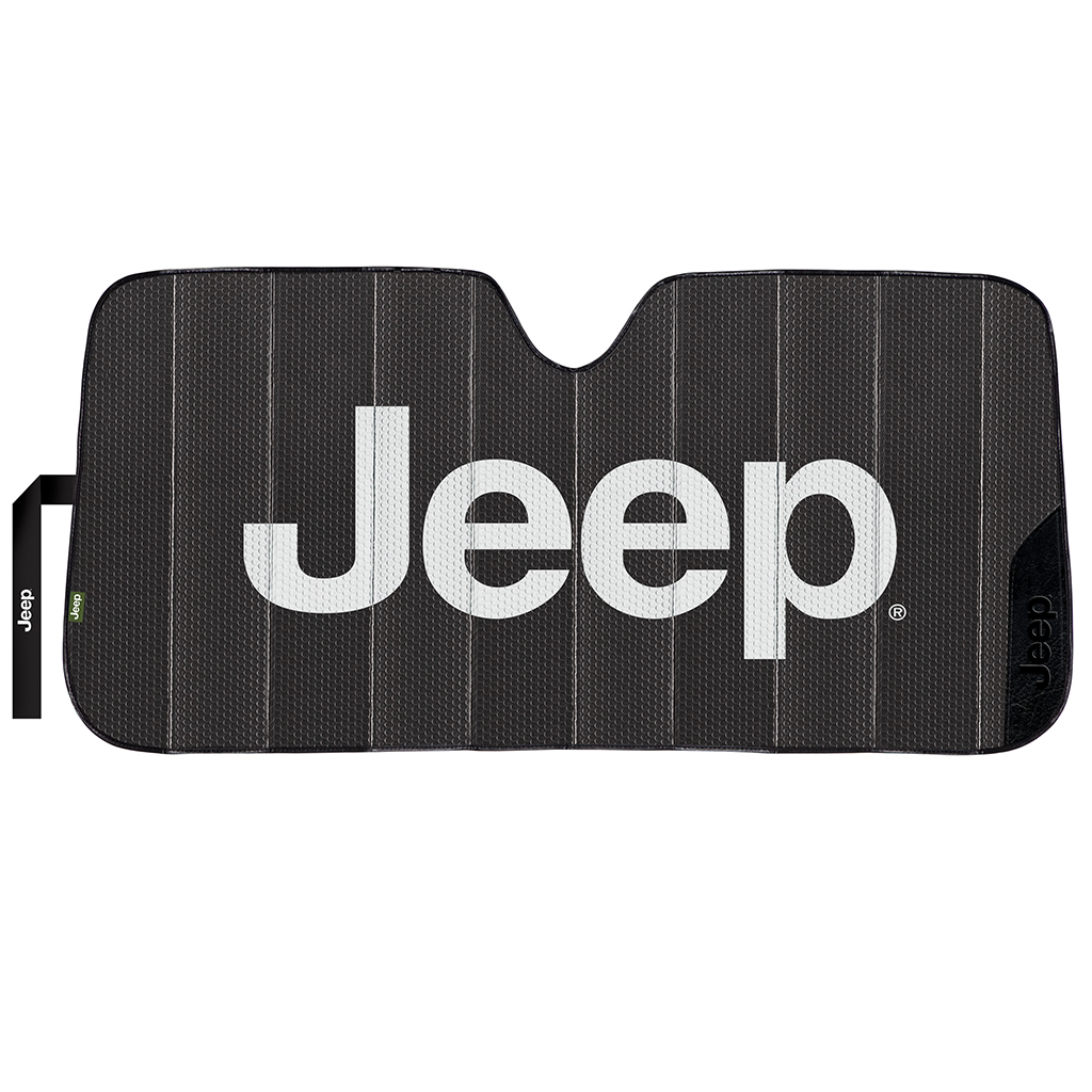 Jeep Black Matte Accordion Shade