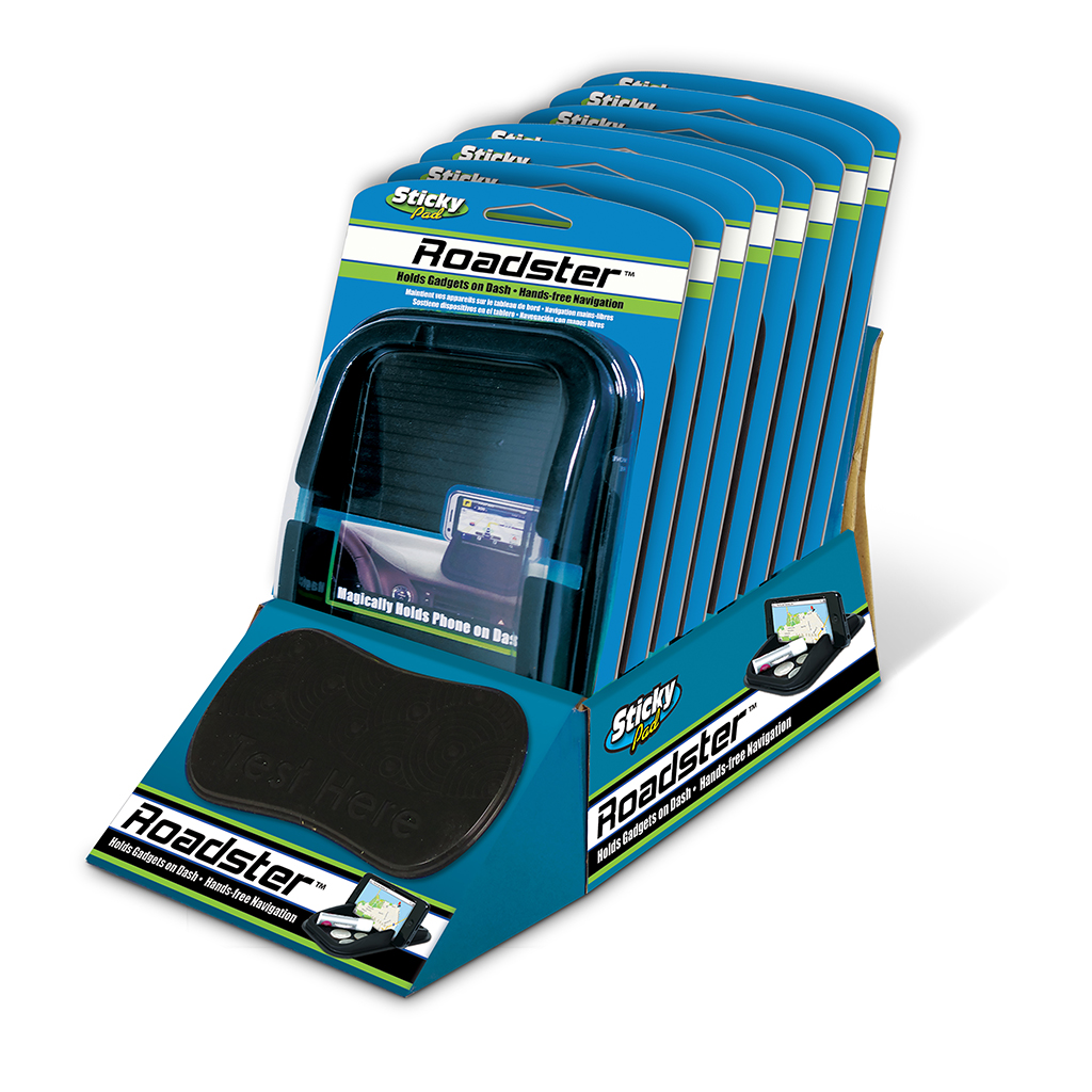 Sticky Pad Roadster - 6 Piece Display