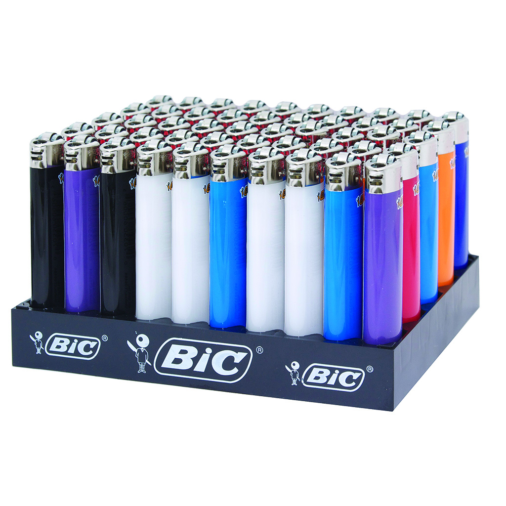 Regular Bic Lighter Display - 50 Piece