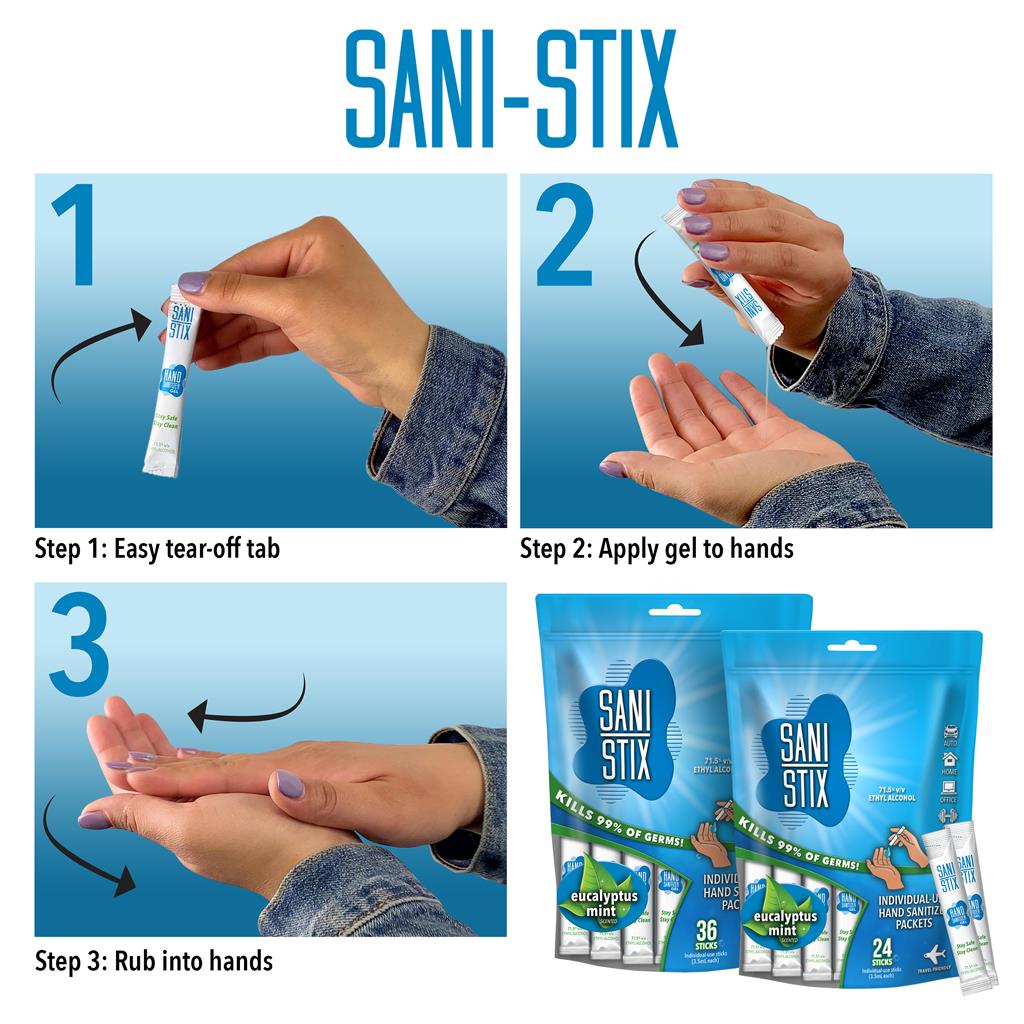 Sani Stix 24 Pack Hand Sanitizer