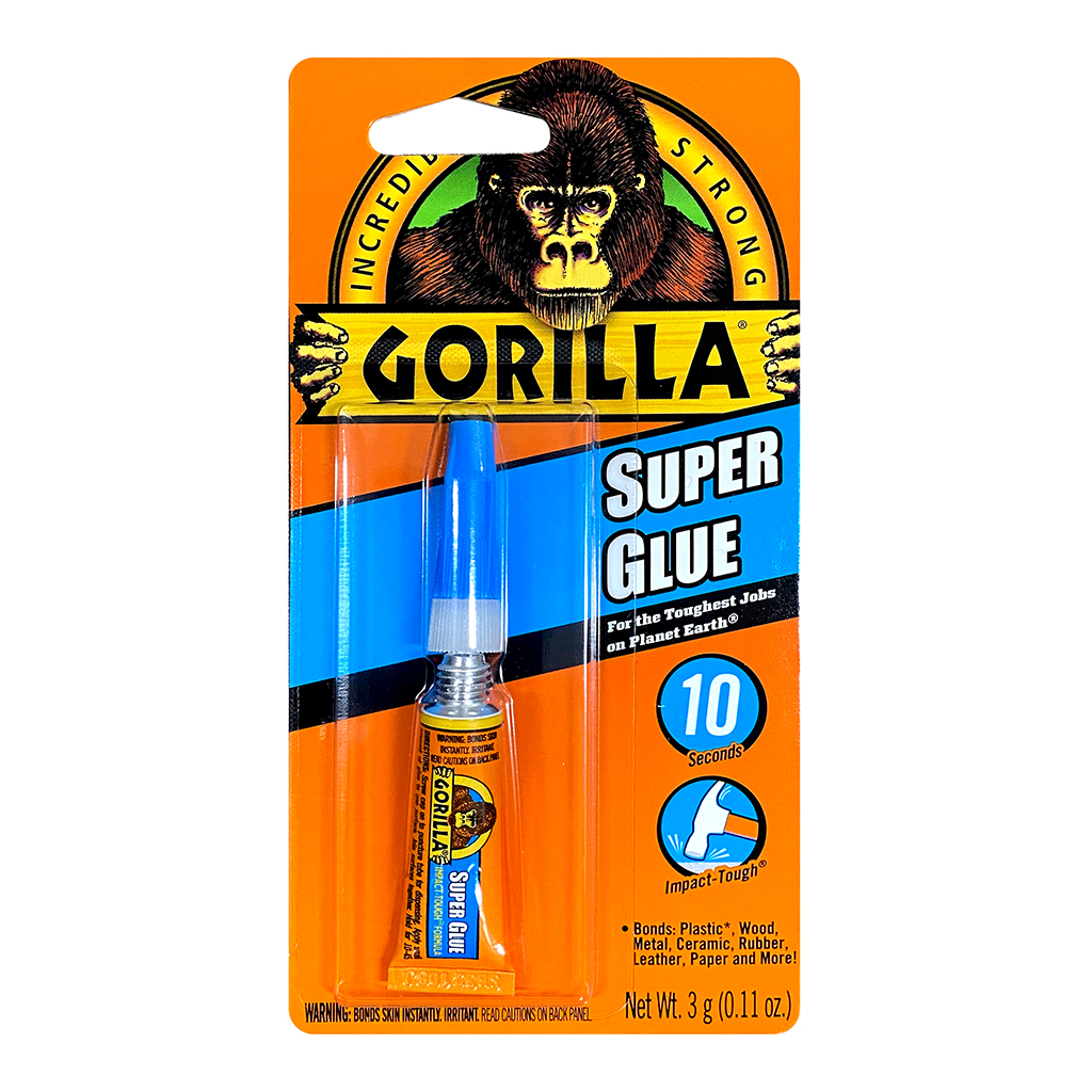 Gorilla Super Glue (Single Tube) - 10 Piece Display