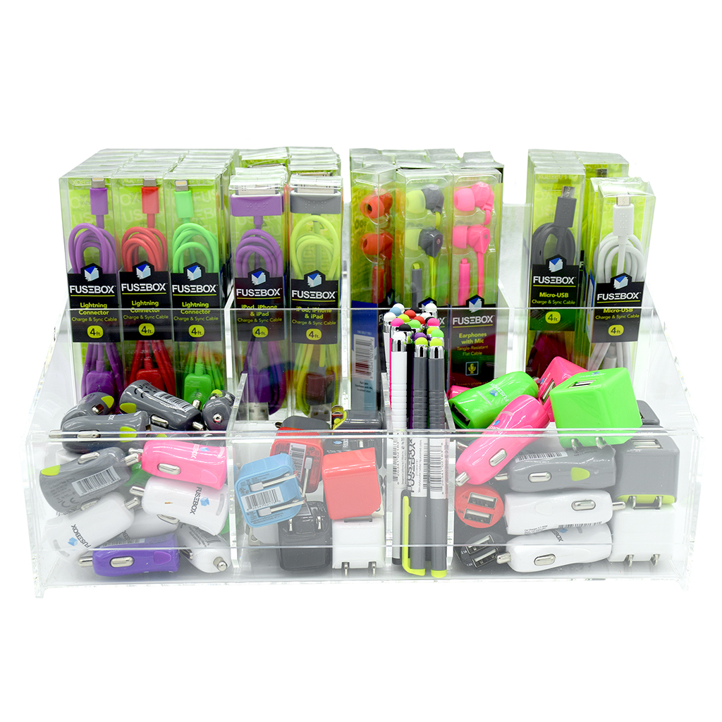 Mobile Accessories 9 Bin Display - 94 Piece