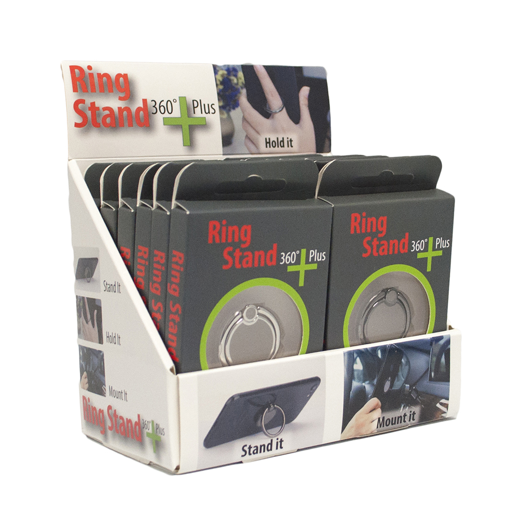 Ring Stand 360 Plus Display- 12 Piece