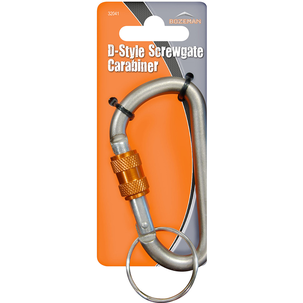 Bozeman D-Style Screwgate Carabiner