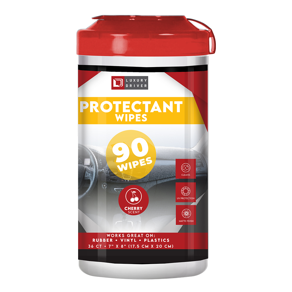 Luxury Driver Protectant Wipes 90 Ct Canister