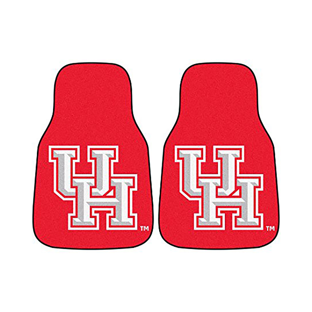 2 Piece Carpet Car Mat - University of Houston