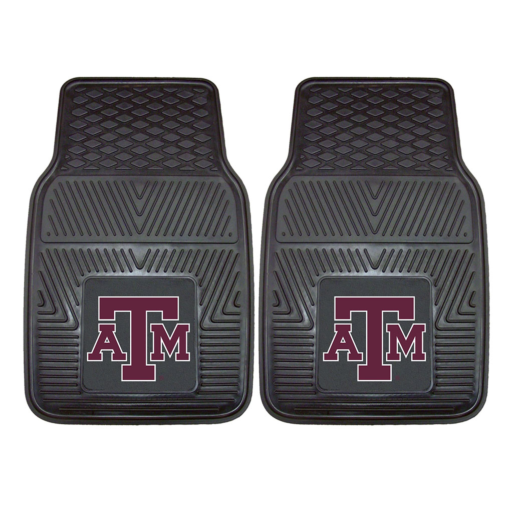 2 Piece All Weather Car Mat - Texas A & M