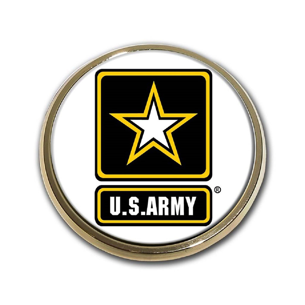 Chrome Auto Emblem - U.S. Army