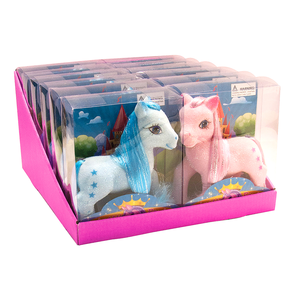 Toy Princess Ponies Display - 12 Piece