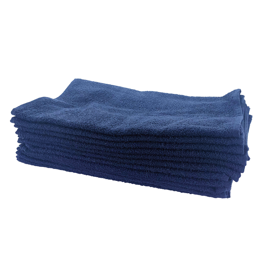 Cotton Terry Towel 16 x 24 1 Dozen- Blue