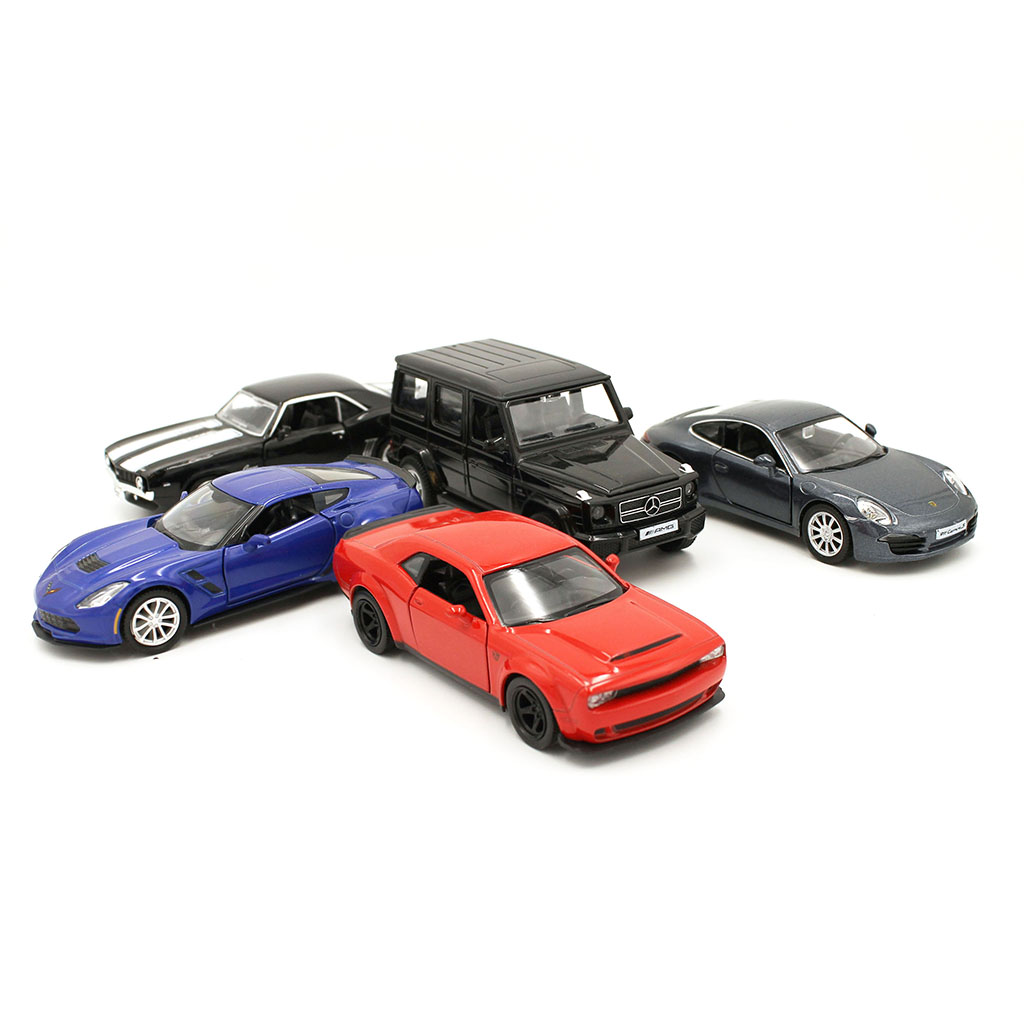 Diecast Fast Track Cars- 24 Piece Display