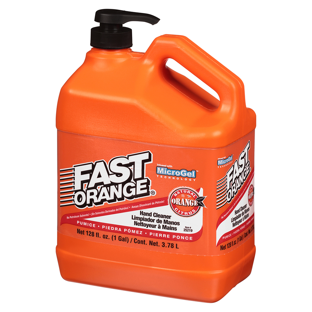 Fast Orange Pumice Hand Cleaner with Pump- 1 Gallon