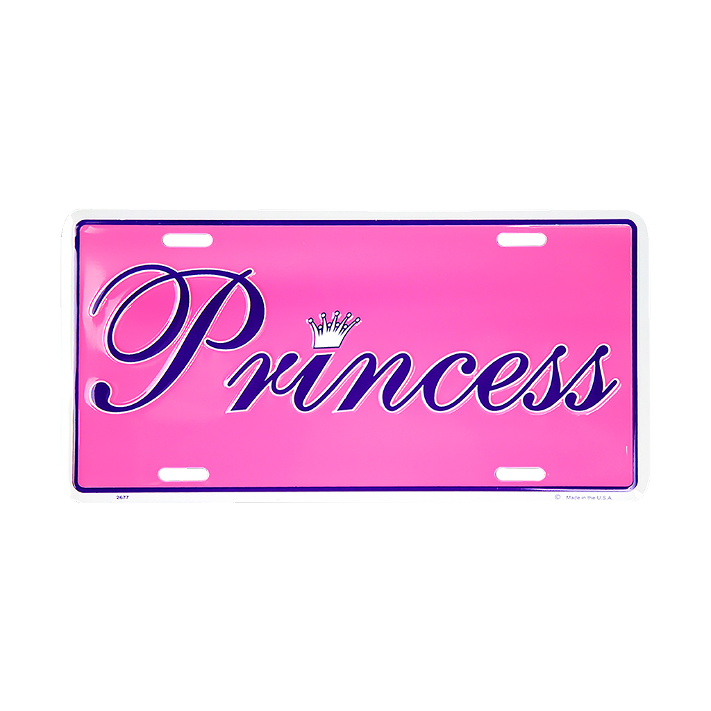 License Tag - Princess