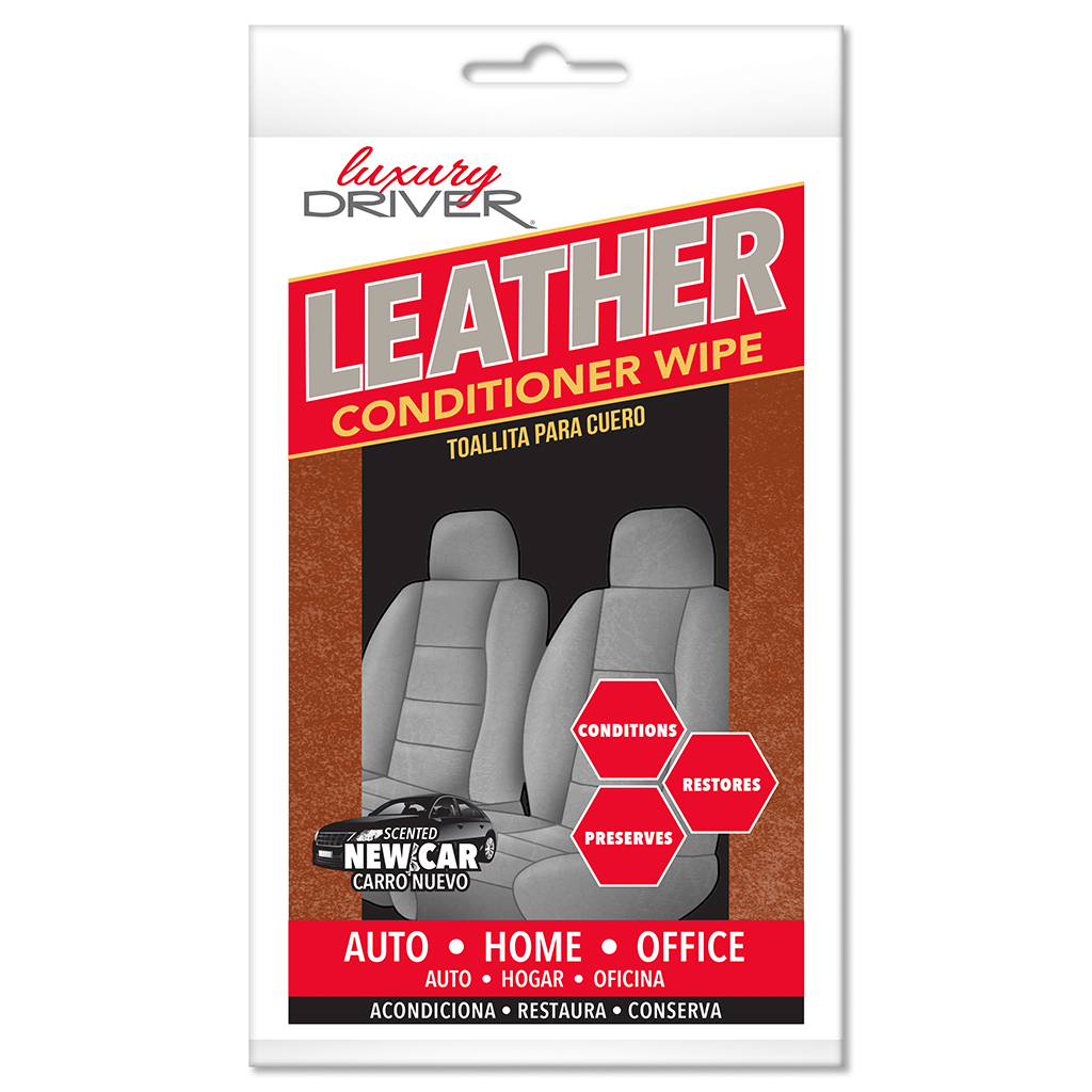Luxury Driver Leather Conditioner Wipe 100 Piece