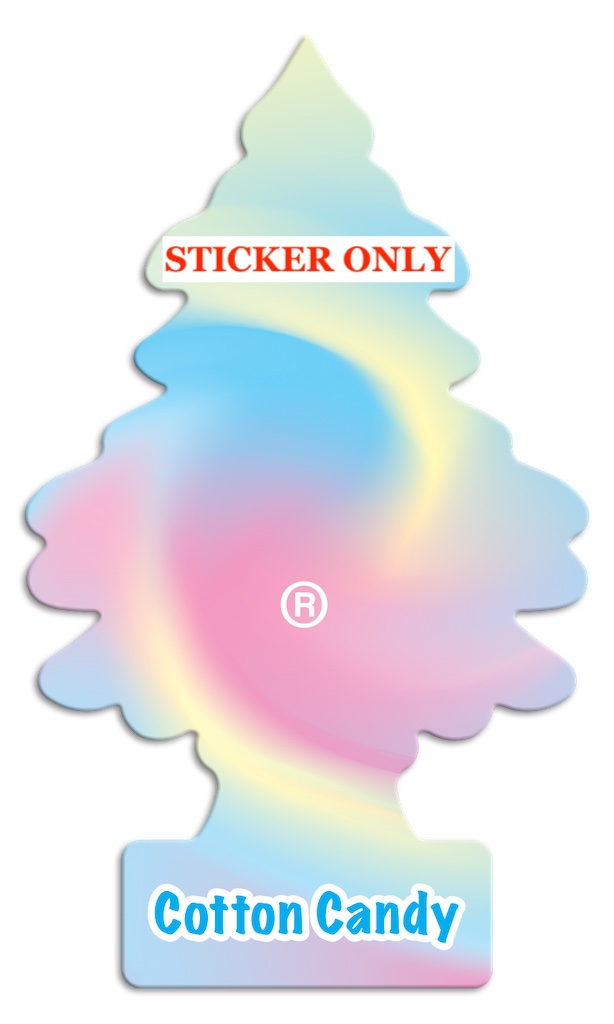 Little Tree Decal Cotton Candy - Sticker Only