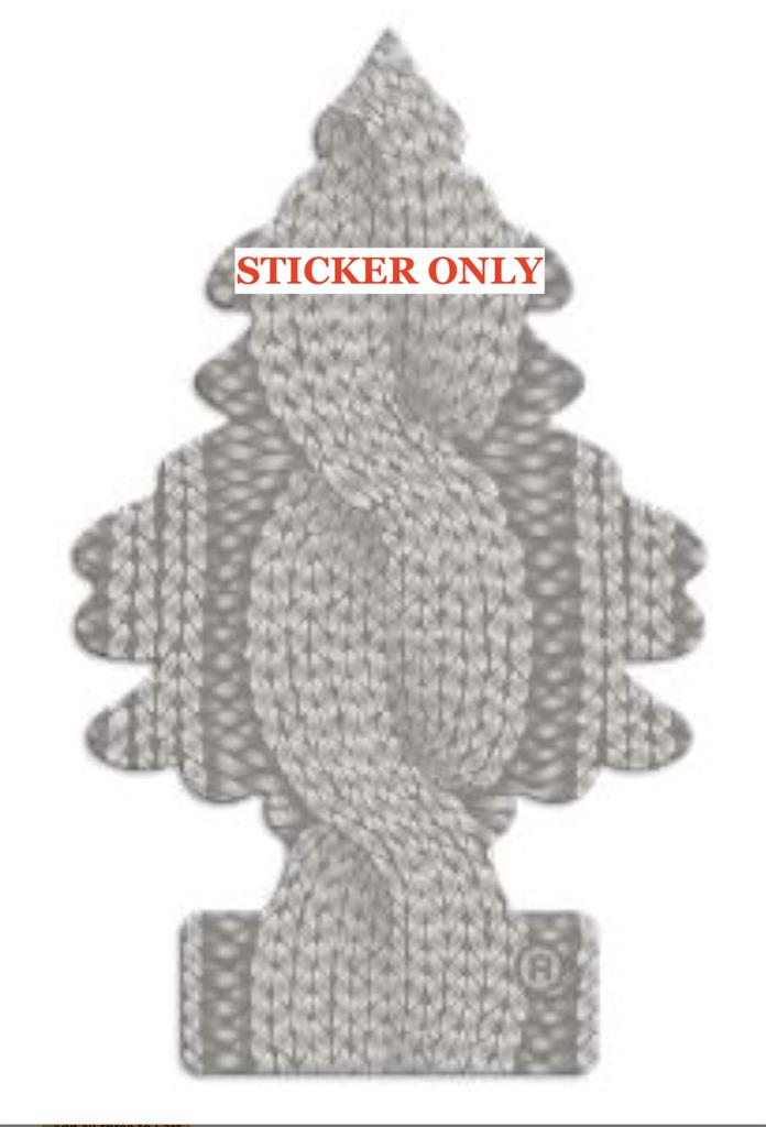 Little Tree Decal Cable Knit - Sticker Only