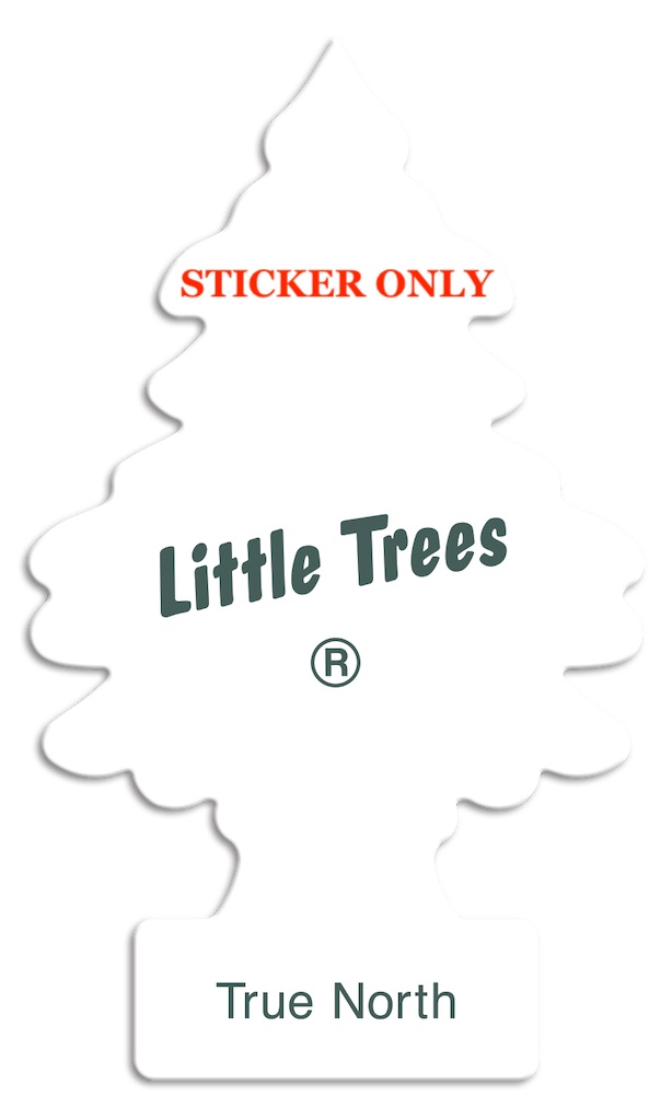Little Tree Decal True North - Sticker Only
