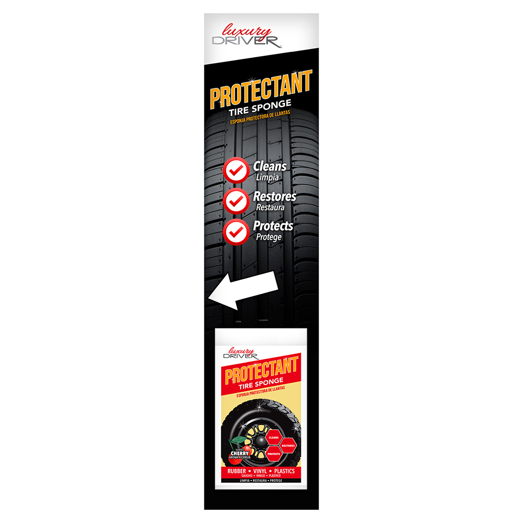Luxury Driver Single Column Decal - Protectant Tire