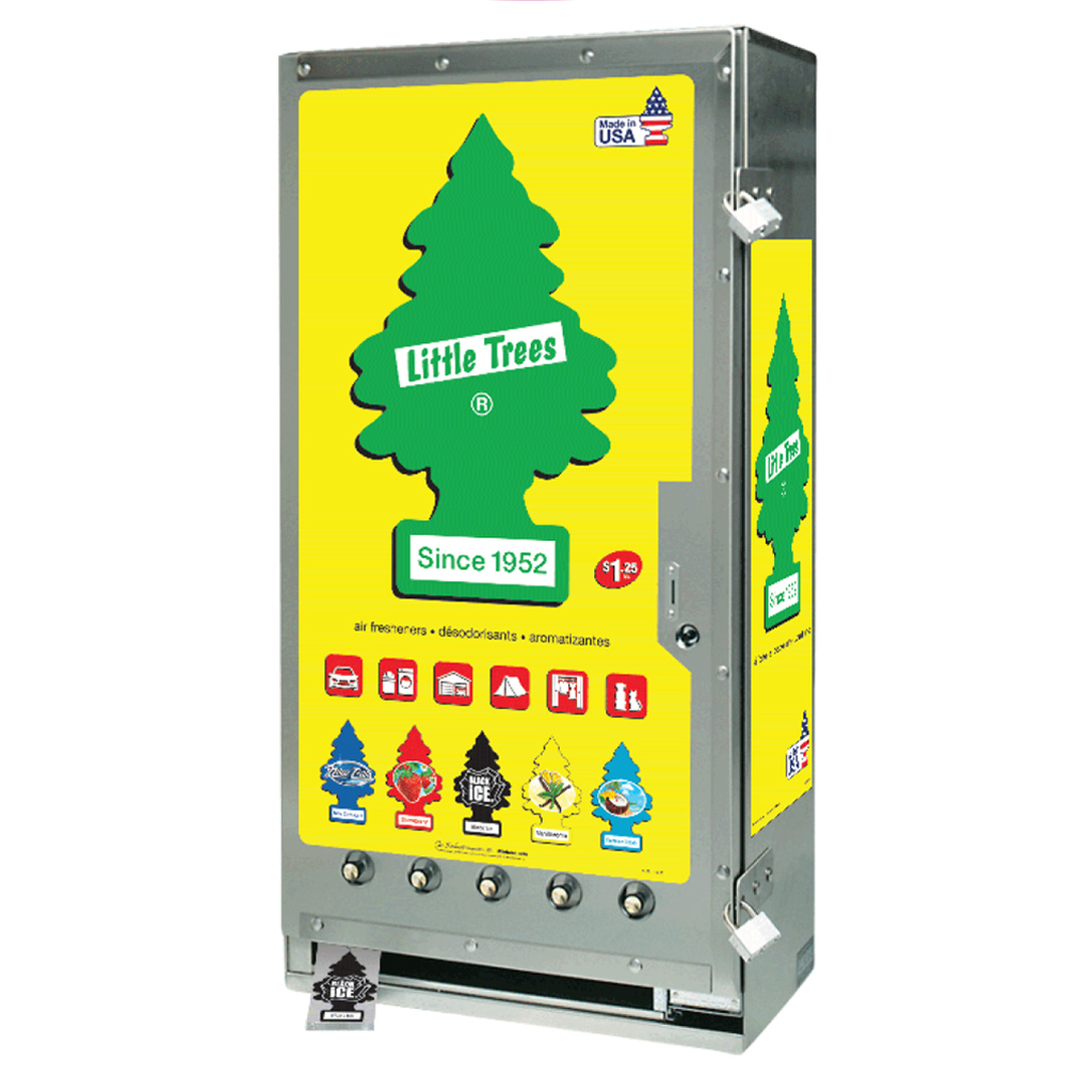 LITTLE TREES 5 column Mechanical single-coin –UVM-90000 Vender