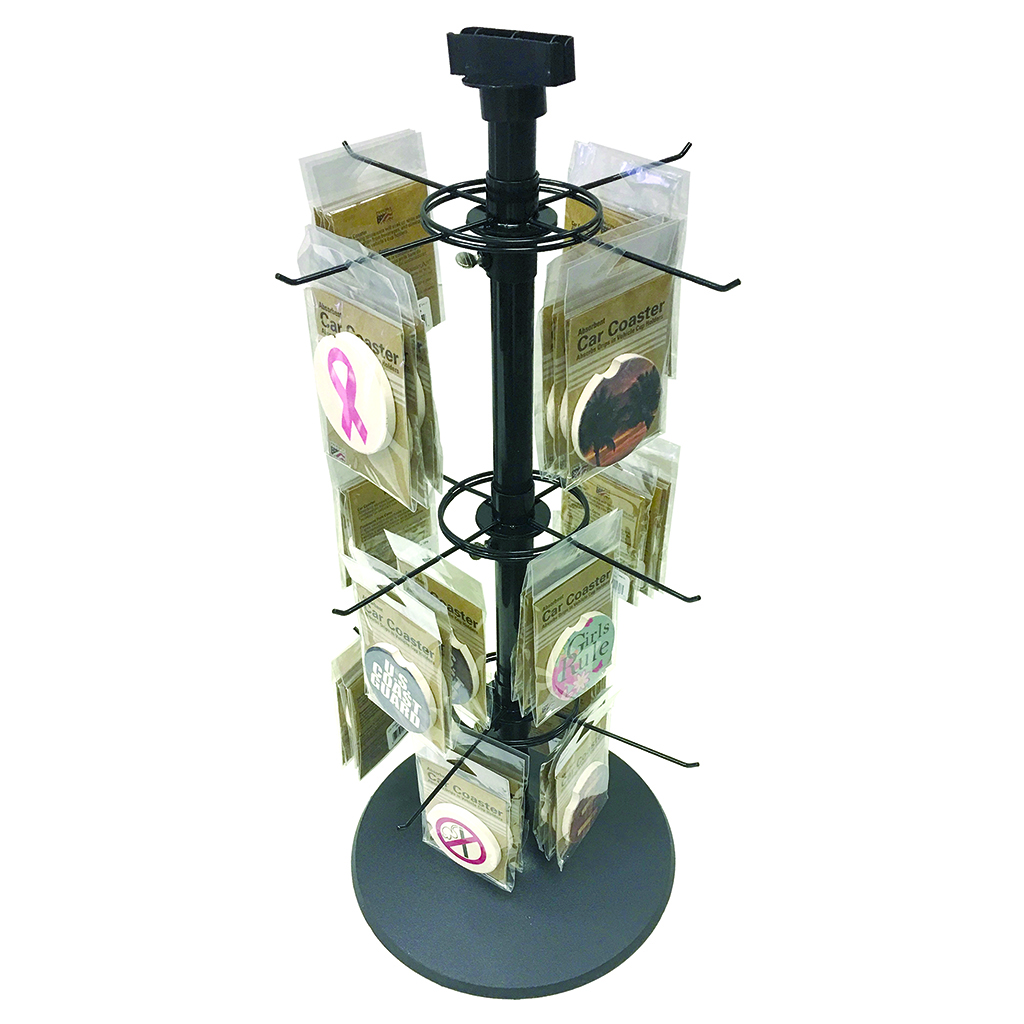 Wire Rotating Counter Auto Coaster Display