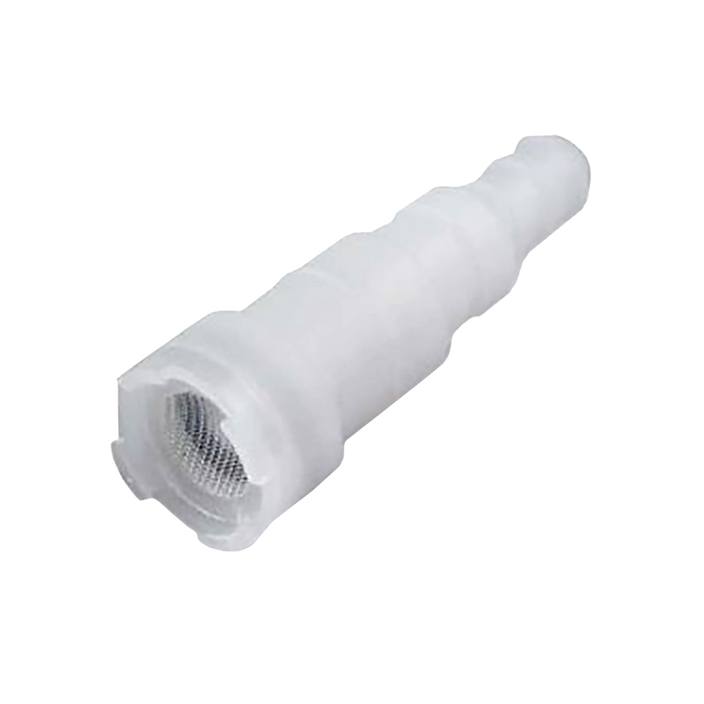 DEMA Stainless Steel Polypropylene Foot Valve - White