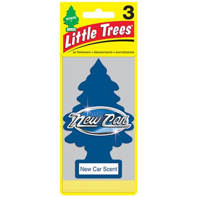 Little Tree Air Freshener 3 Pack - New Car