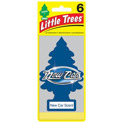 Little Tree Air Freshener 6 Pack - New Car