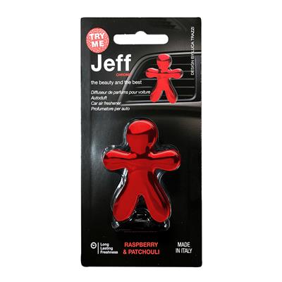 Jeff Air Freshener - Chrome Red Raspberry Patchouli