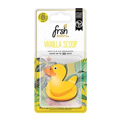 FRSH Duck Inflatable 3D Vent Clip - Vanilla Scoop