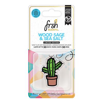 FRSH Cactus Inflatable 3D Vent Clip - Wood Sage & Sea Salt