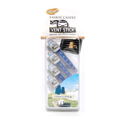 Yankee Candle Vent Stick Air Freshener - Clean Cotton