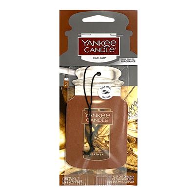 Yankee Candle Paper Jar Air Freshener - Leather