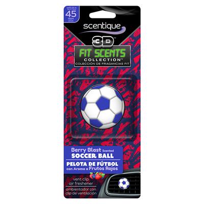 Scentique 3D Soccer Ball Air Freshener - Berry Blast