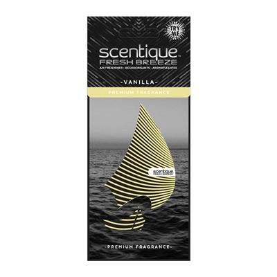 Scentique Fresh Breeze Paper Air Freshener 1 Pack - Vanilla