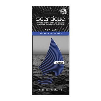 Scentique Fresh Breeze Paper Air Freshener 1 Pack - New Car