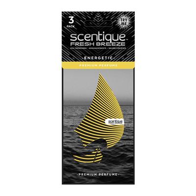 Scentique Fresh Breeze Life Paper Air Freshener 3 Pack - Energetic