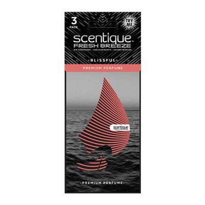 Scentique Fresh Breeze Life Paper Air Freshener 3 Pack - Blissful