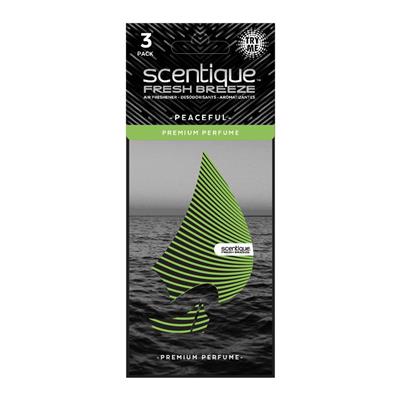 Scentique Fresh Breeze Life Paper Air Freshener 3 Pack - Peaceful