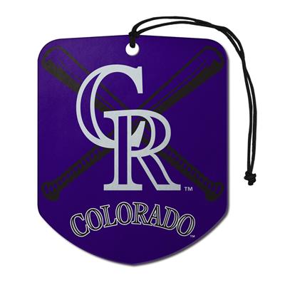 Sports Team Paper Air Freshener 2 Pack - Colorado Rockies