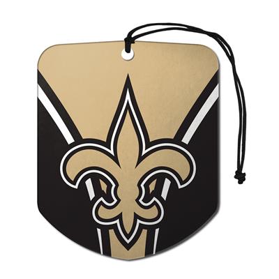 Sports Team Paper Air Freshener 2 Pack - New Orleans Saints