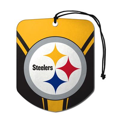 Sports Team Paper Air Freshener 2 Pack - Pittsburgh Steelers