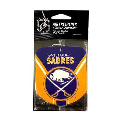 Sports Team Paper Air Freshener 2 Pack - Buffalo Sabres